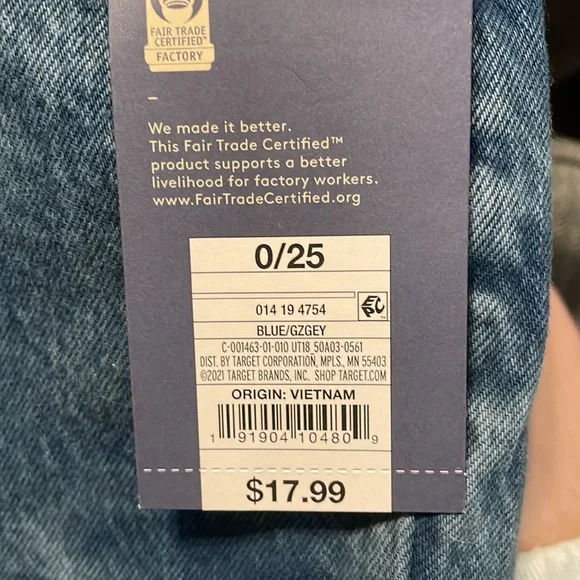 Women’s High-Rise Midi Jean Shorts - Picture 5 of 5